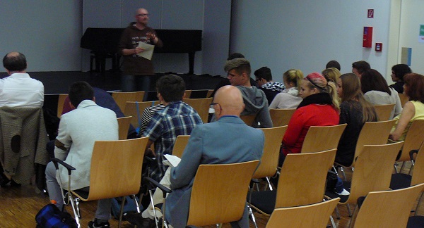 Veranstaltung mit Friedensfachkraft Jochen Winter in Mannheim  am 26.9.13