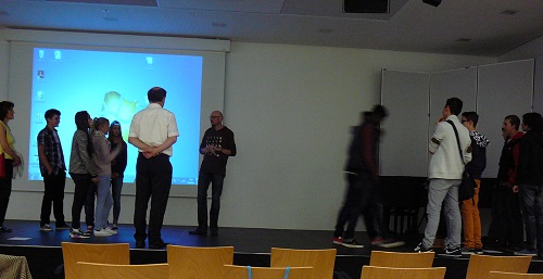 Veranstaltung über Gewaltfreie Konfliktbearbeitung  für eine Schulklasse