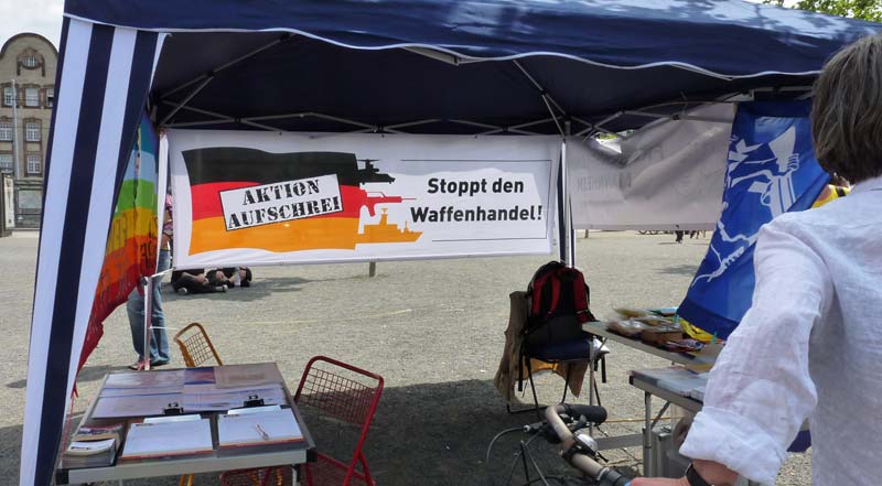 Transparent Stoppt den Waffenhandel